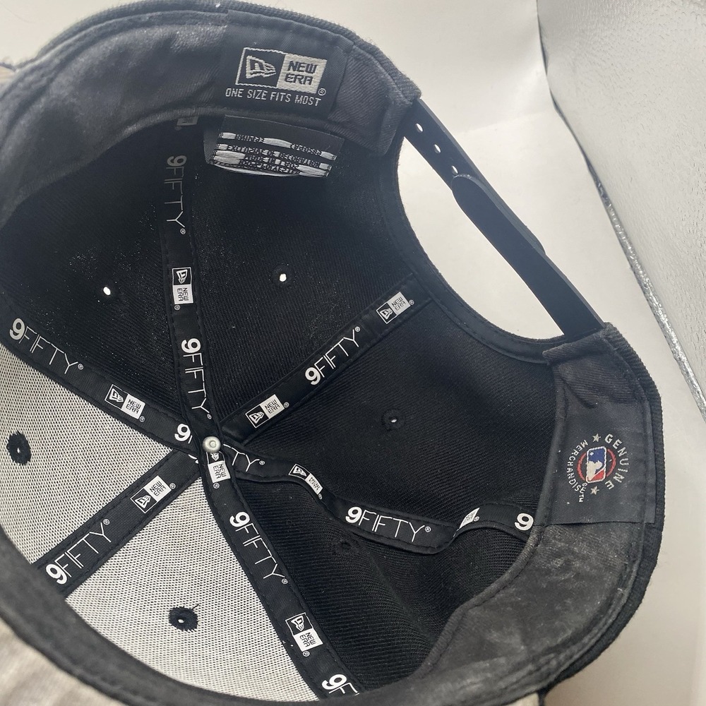 Los‎ Angeles Dodgers Hat Blackout New Era Black 9Fifty SnapBack Cleaned VGC - Picture 10 of 10